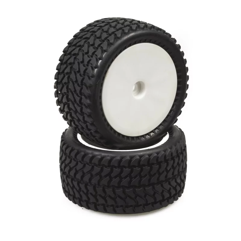Hobbytech HTR Pneus AllTerrain + Jantes Buggy Arrière (x2) HTR-T432 - Image 2