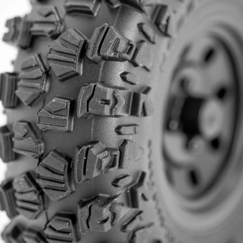 Hobbytech Roues Complètes Noir Crawler Climber 1.9 Class1 (x2) HT-SU1802011 - Image 2