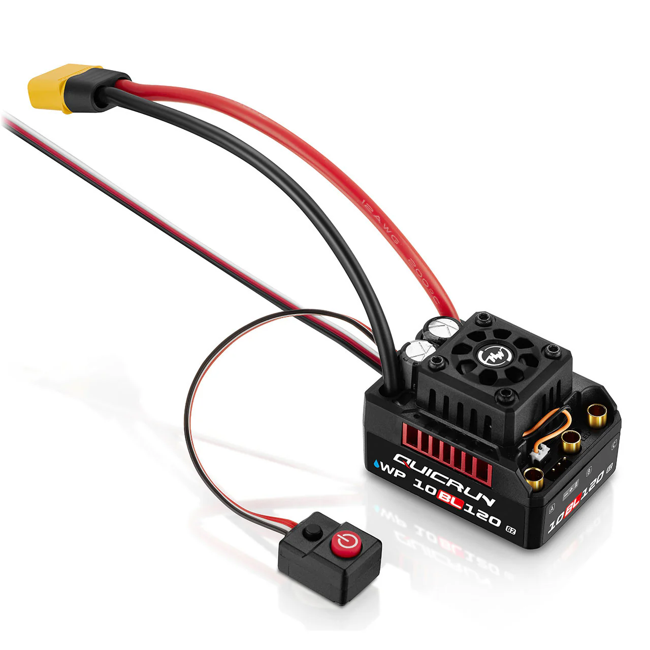 Hobbywing Variateur QuicRun WP10BL120 G2 120A 2-4S HW30107200 - Image 2