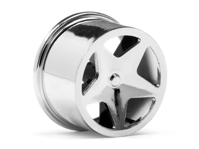 HPI Pneus Jantes Chromée (x4) 114279