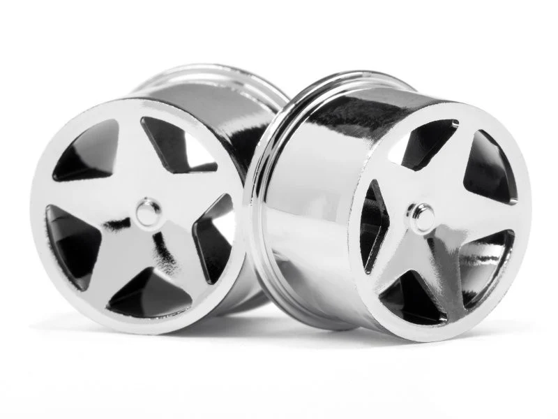 HPI Pneus Jantes Chromée (x4) 114279 - Image 3