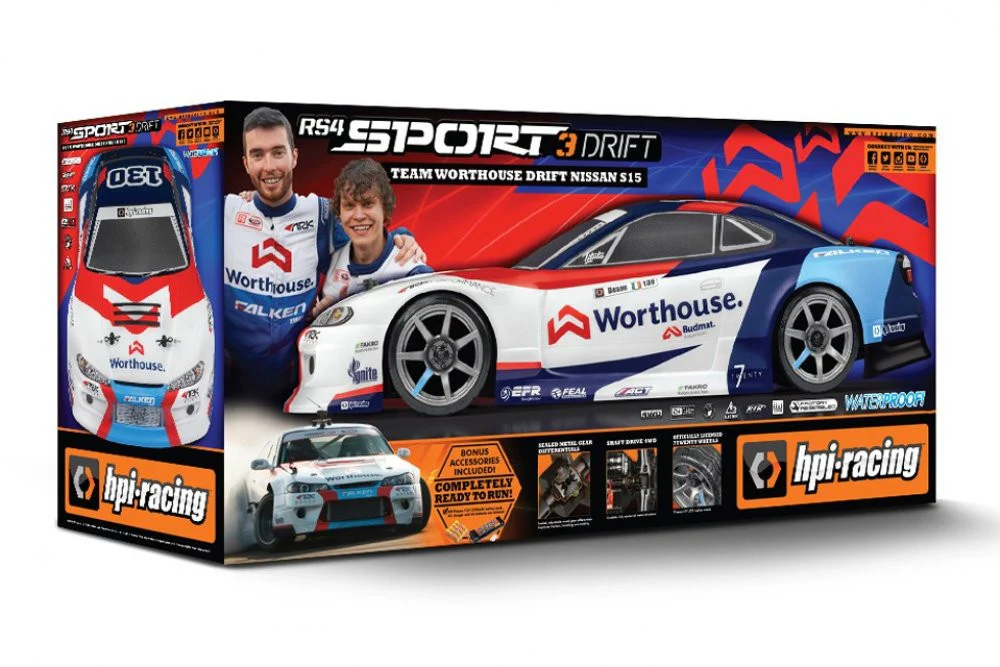HPI RS4 Sport 3 Drift Nissan James Dean RTR 120097 - Image 8