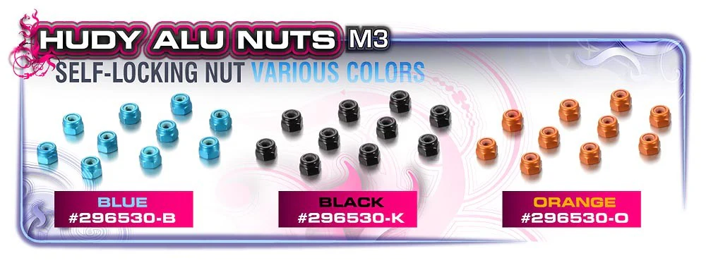 Hudy Ecrous M3 Noir (x10) 296530-K - Image 2