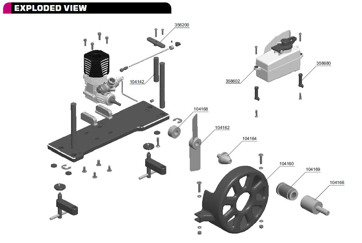 Hudy Entraîneur Pour Banc Moteur 104166 - Image 2