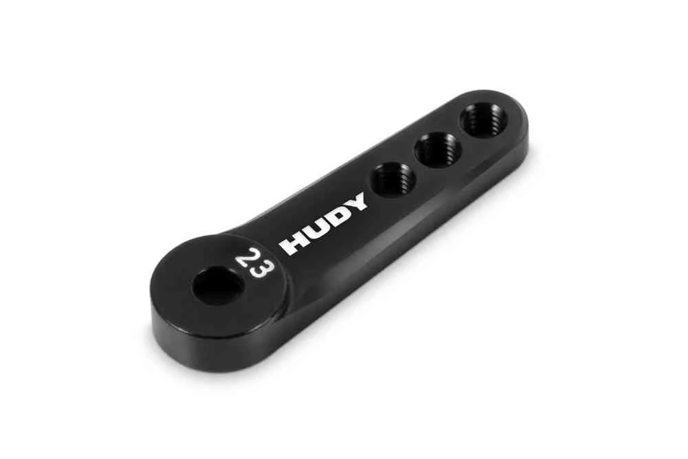 Hudy Palonnier de direction Alu 23Dts 3 trous plat 293501