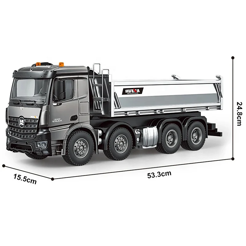 Huina Camion benne RC Métal 13Ch RTR CY1536PRO - Image 4