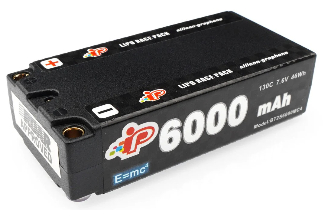 Intellect Accu lipo Shorty Graphene MC4 HV 7.6v 6000mah 130C IP-BT2S6000MC4