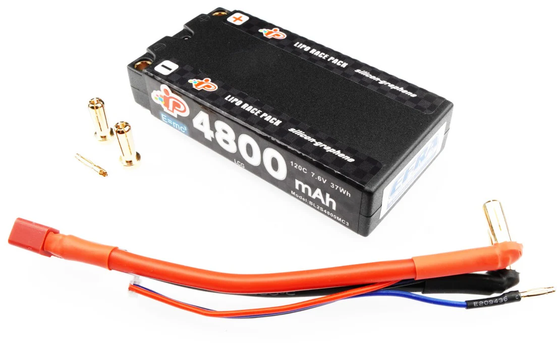 Intellect Accu lipo Shorty LCG Graphene MC3 HV 7.6v 4800mah 120C IP-BL2S4800MC3 - Image 2