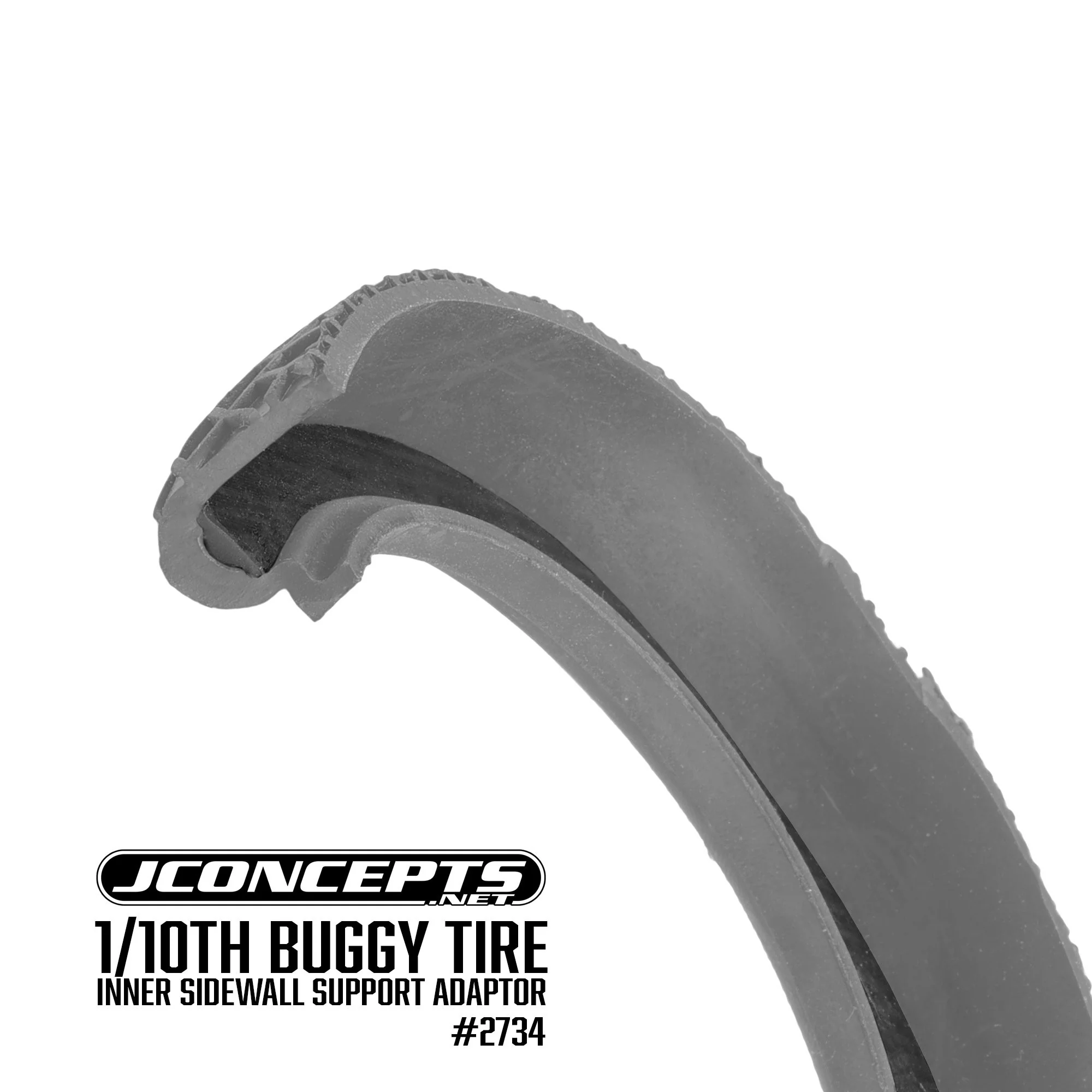Jconcepts Adaptateur Flanc Intérieur Pneus 1/10 Buggy (x4) 2734 - Image 2