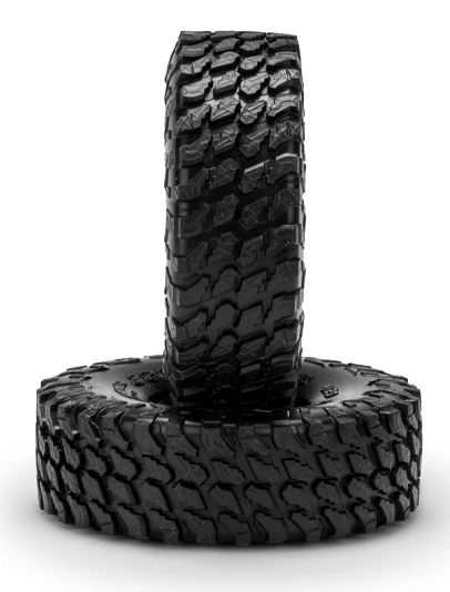JConcepts Pneus Bossman 1.0" Green (x2) TRx4-M 4129-02 - Image 2