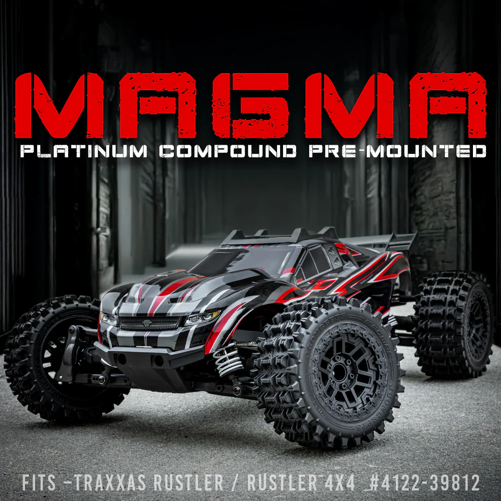 JConcepts Pneus Magma + Jantes (x2) Rustler 4122-39812 - Image 3