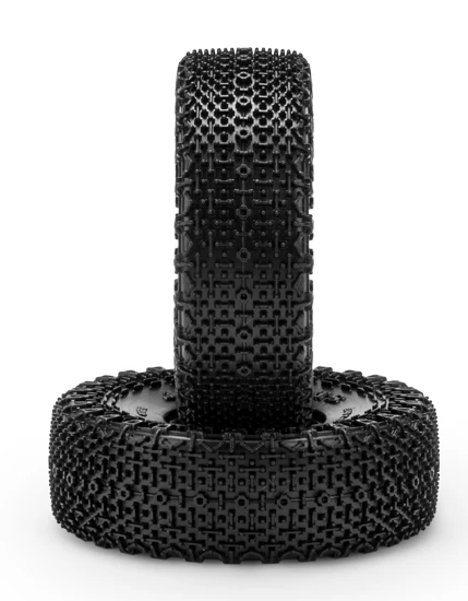 JConcepts Pneus Rock Bumps 1.0" Green (x2) 4128-02 - Image 2