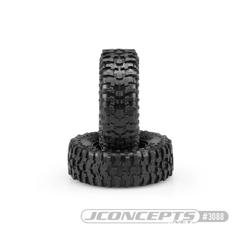 JConcepts Pneus Tusk 1.9" Green Scaler avec Insert (x2) 3088-02 - Image 2