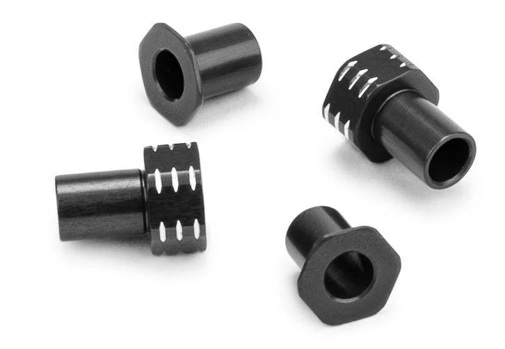 Jconcepts Set entretoise pour étriers Alu Noir (4Pcs) RC10 B7 5196-2
