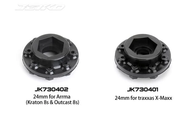 Jetko Pneus EX Wasteland XMT Toilés + Jantes Noir (x2) X-Maxx JK5804CB - Image 2