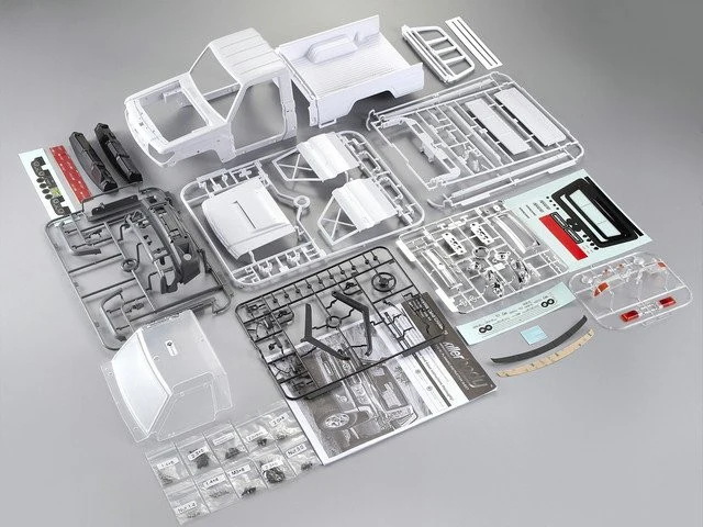 Killer Body Carrosserie Crawler 1/10" Toyota Land Cruiser 70 KB48601 - Image 12