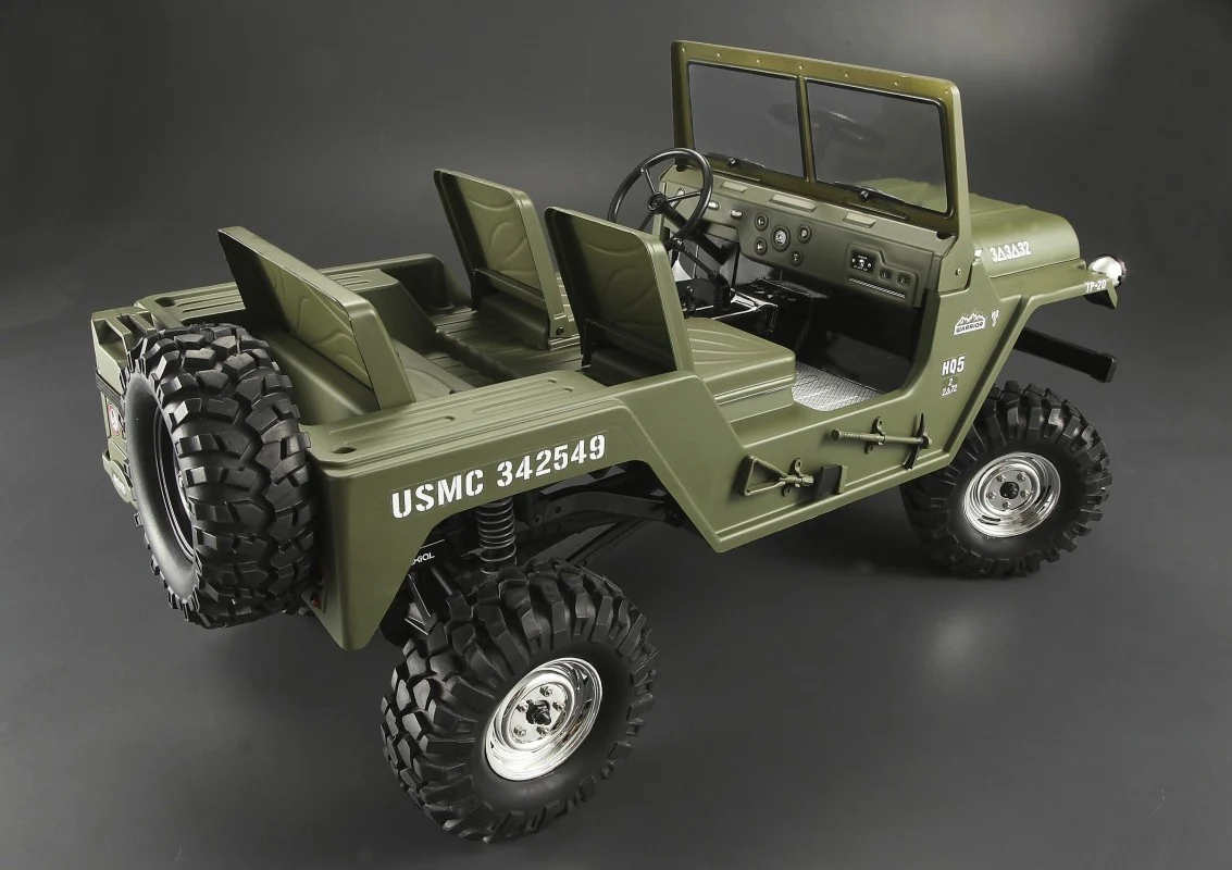 Killer Body Carrosserie Crawler 1/10" Warrior WHITE RTU KB48445 - Image 3