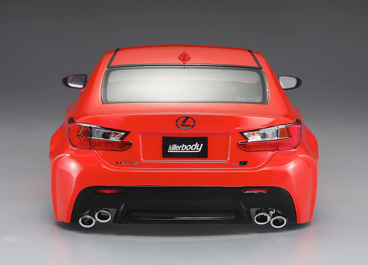 Killer Body Carrosserie Lexus RC F 195mm Orange Métal RTU KB48649 - Image 4