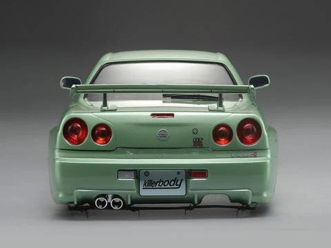 Killer Body Carrosserie Nissan Skyline R34 Green RTU KB48646 - Image 6