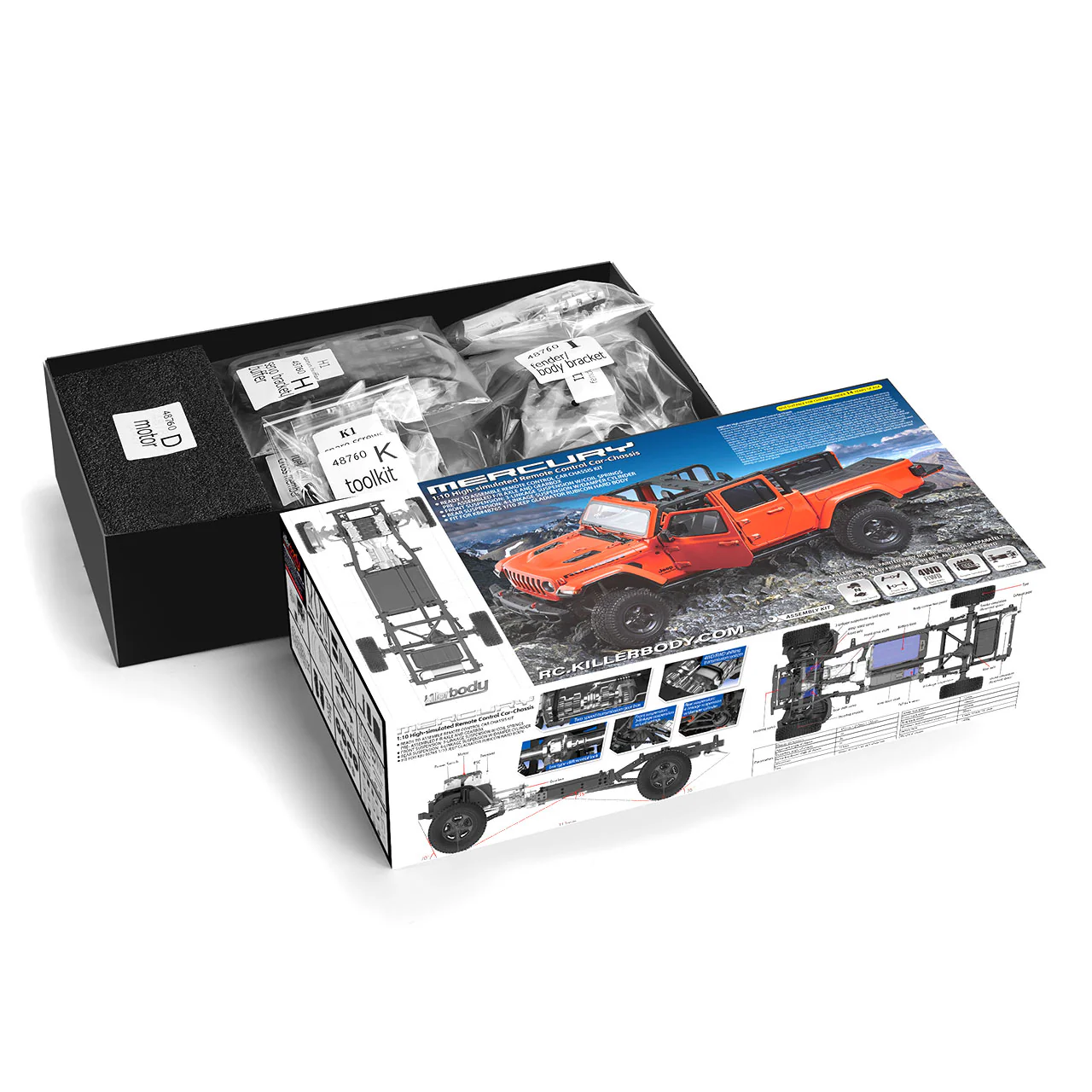 Killer Body Crawler Mercury Kit pour Jeep KB48760 - Image 4