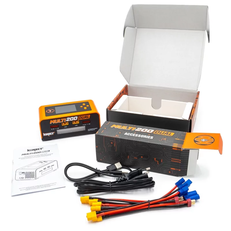 Konect Chargeur Multi 200 Dual 200W KN-MULTI200-DUAL - Image 2