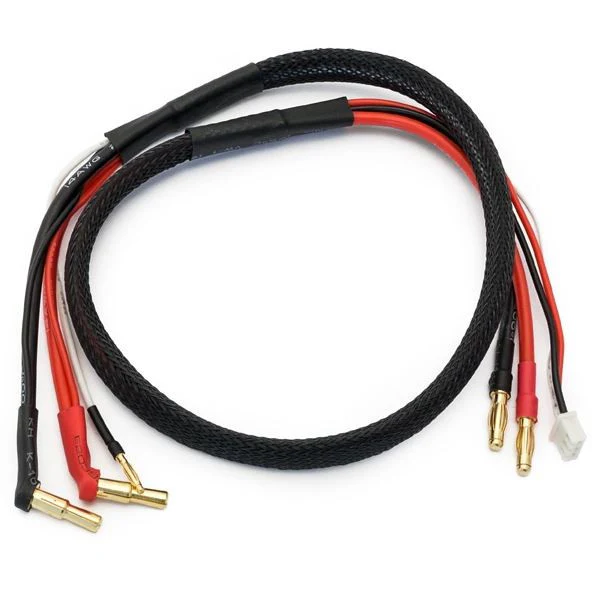Konect Cordon de charge 4/5mm + équilibrage Lipo 2S 600mm KN-130435
