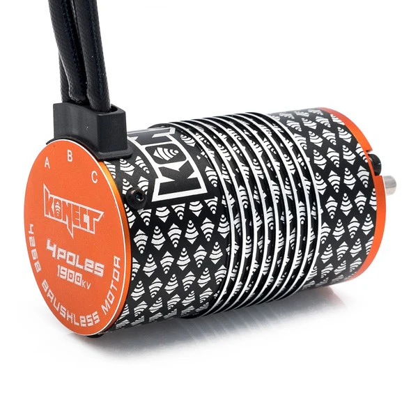 Konect Moteur brushless 4 pôles 1/8 4268 1900KV - Image 2