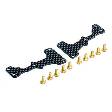 Koswork Renfort de triangle avant carbone 1.5mm (x2) MP11 KOS04381-11