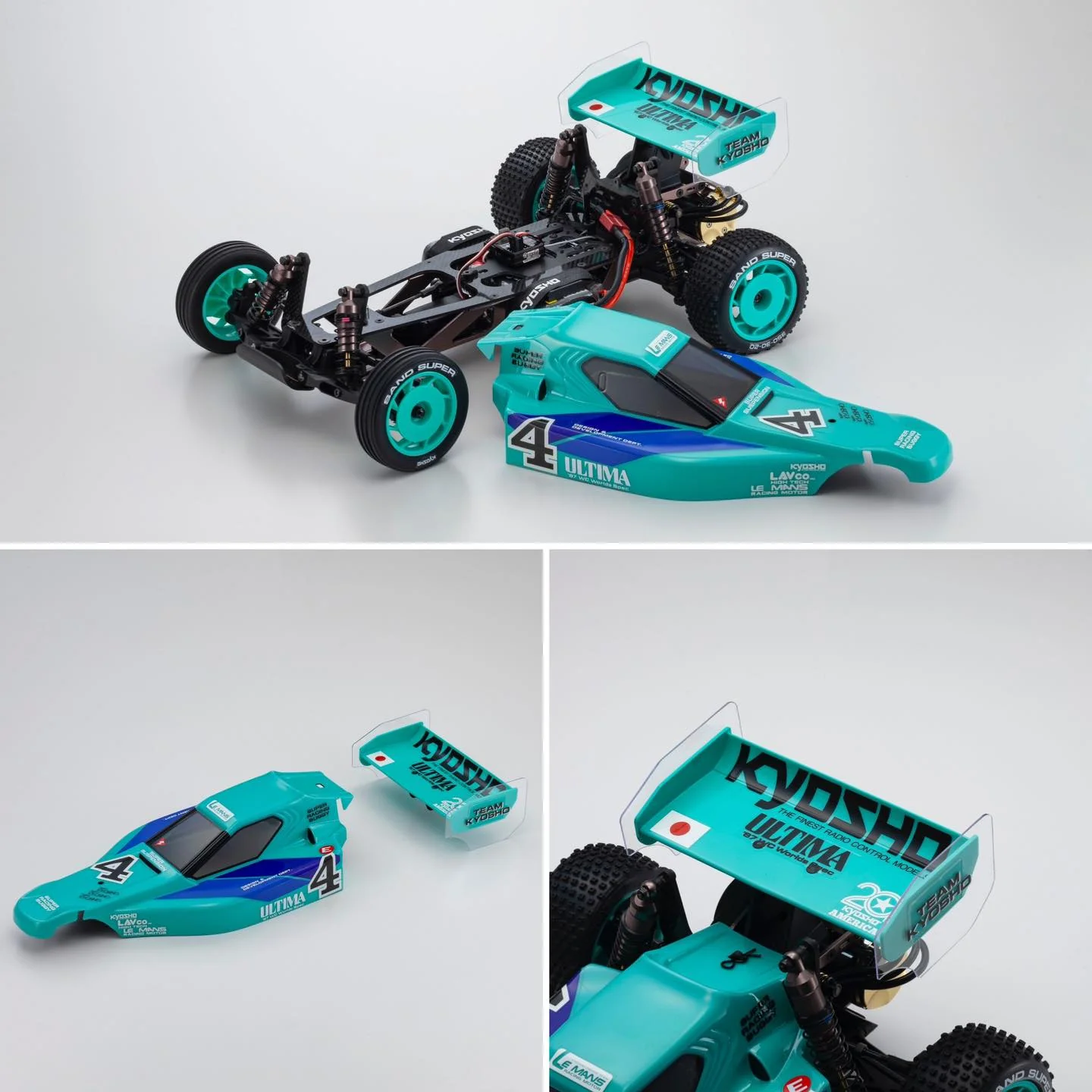 Kyosho Buggy Ultima 1987 Worlds Spec 20Th Anniversary 2wd KIT 30645B - Image 5