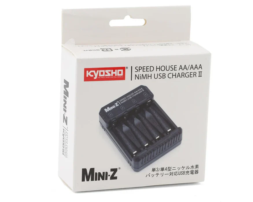 Kyosho Chargeur Kyosho Speed House USB Mini-Z AA/AAA NIMH USB 72211 - Image 3
