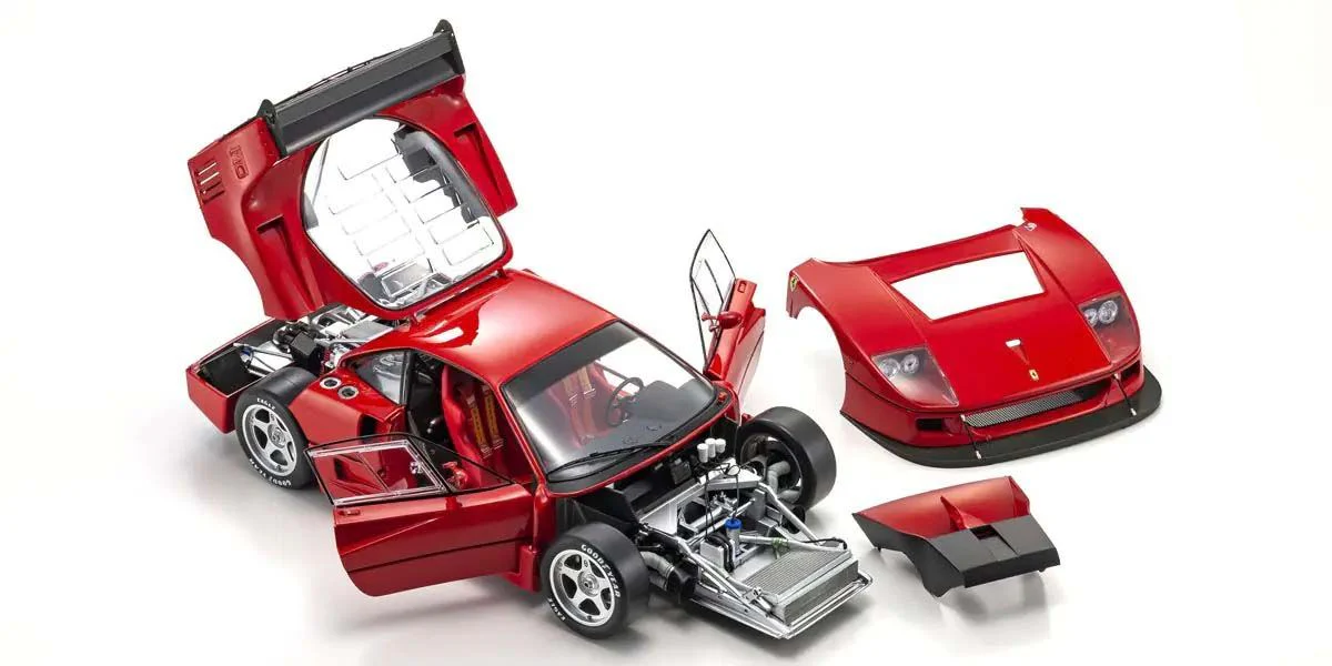 Kyosho Diecast Ferrari F40 Competizione 1989 1/12 KS08602CR - Image 4