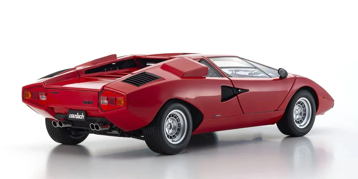 Kyosho Diecast Lamborghini Countach LP400 Rouge 1974 1/12 KS08611R - Image 2