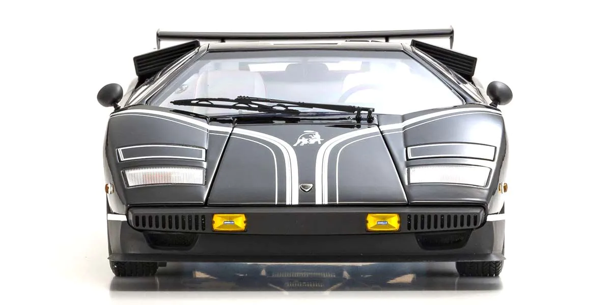 Kyosho Diecast Lamborghini Countach LP500R 1982 Black 1/18 KS08617BK - Image 6
