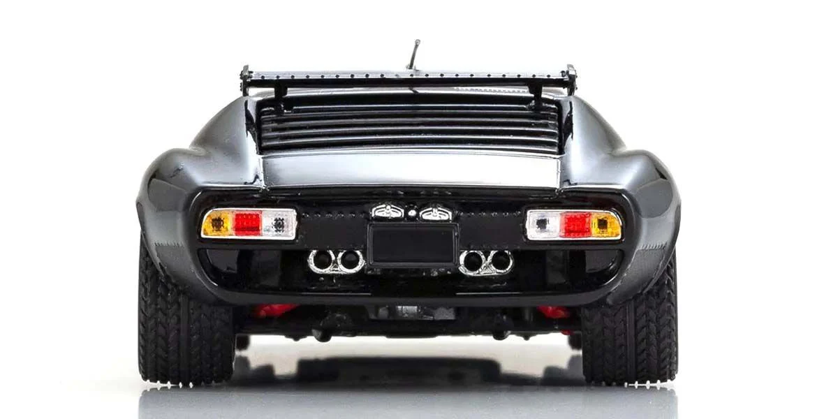 Kyosho Diecast Lamborghini Miura SVR 1970 Noir et Or 1/43 KS03203BKG - Image 5