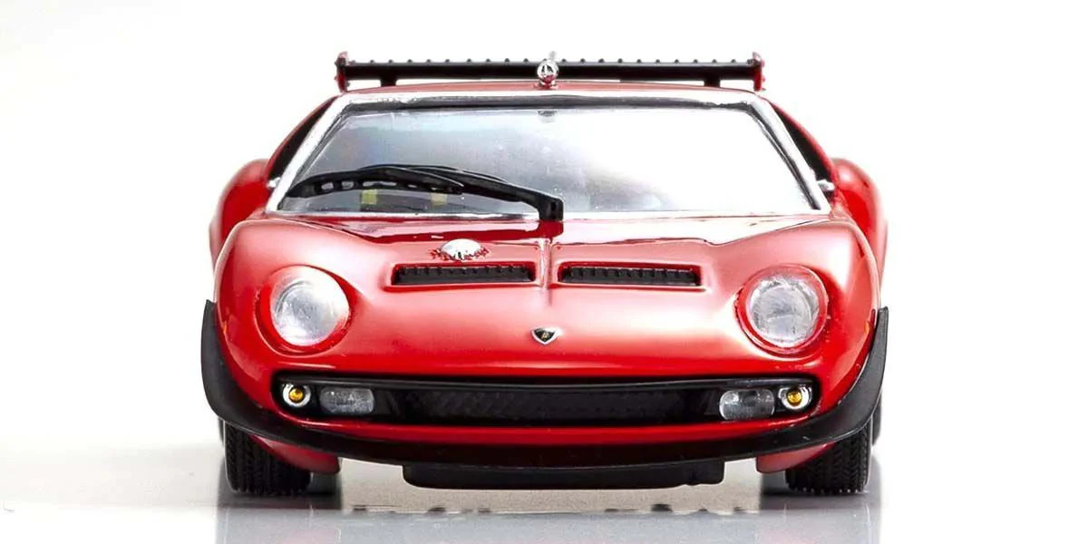 Kyosho Diecast Lamborghini Miura SVR 1970 Rouge1/43 KS03203R - Image 3