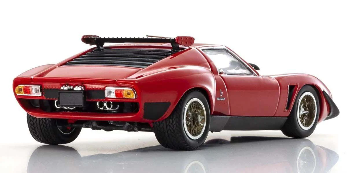 Kyosho Diecast Lamborghini Miura SVR 1970 Rouge1/43 KS03203R - Image 7