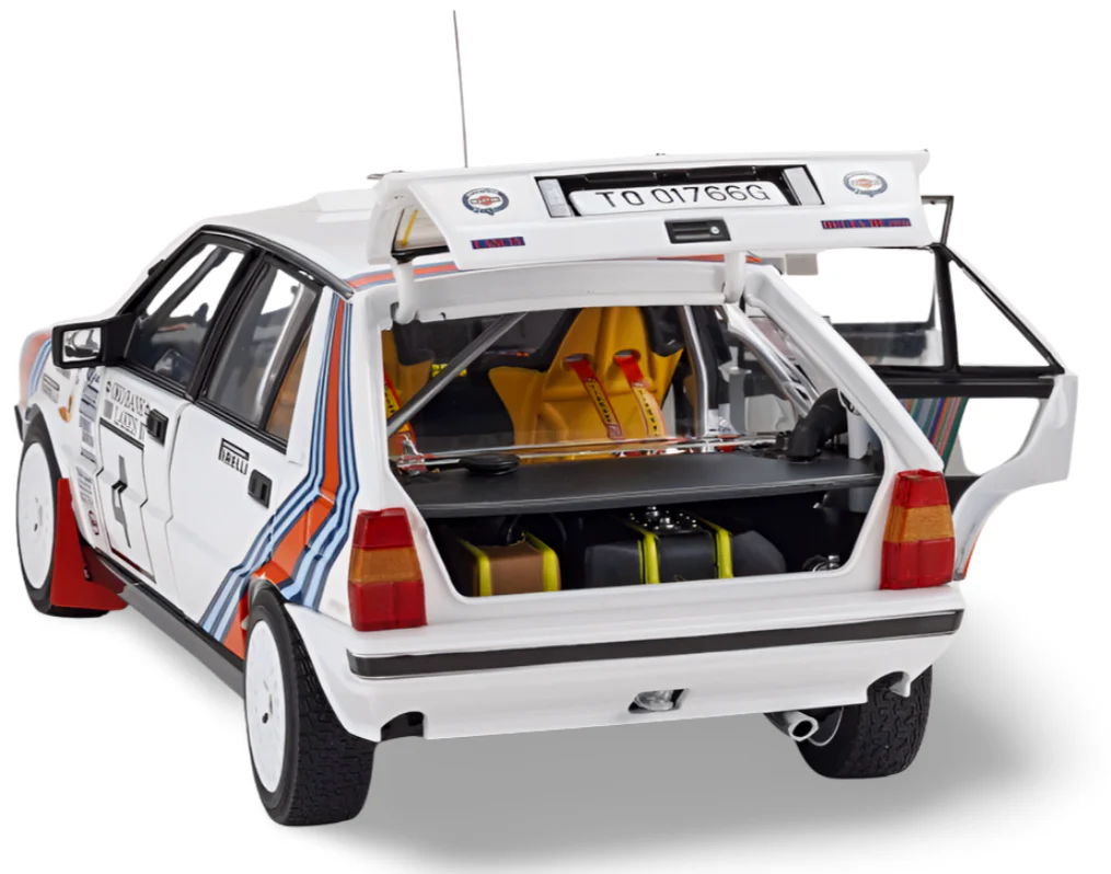 Kyosho Diecast Lancia Delta HF 4WD 1000 Lakes 1987 Team Lancia Nr.4 1/18 KS08960B - Image 7