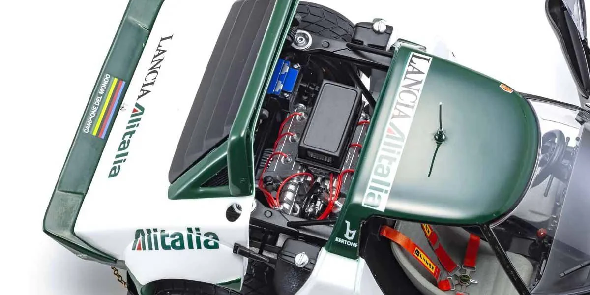 Kyosho Diecast Lancia Stratos HF B.Waldegaard San Remo 1975 Nr.11 1/18 KS08130B - Image 5