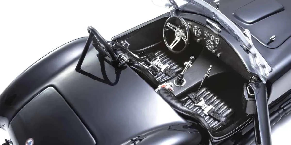 Kyosho Diecast Shelby Cobra 427 S/C Spider 1962 Noire 1/18 KS08047BK - Image 8