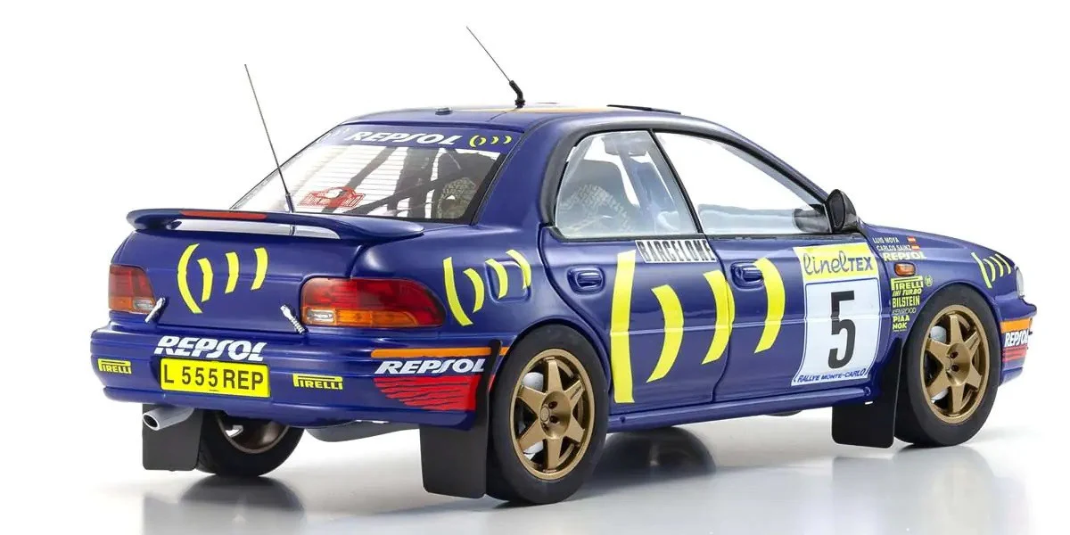 Kyosho Diecast Subaru Impreza 1995 Monte Carlo 1/18 KS08962B - Image 2