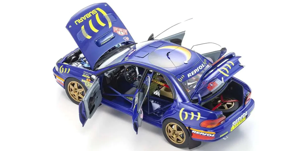 Kyosho Diecast Subaru Impreza 1995 Monte Carlo 1/18 KS08962B - Image 4