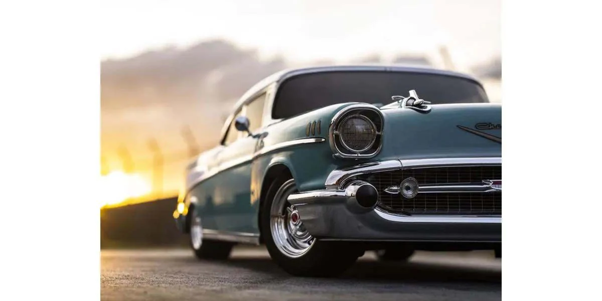 Kyosho Fazer MK2 Readyset Chevy Bel Air Coupe 1957 Turquoise 34433T1B - Image 8