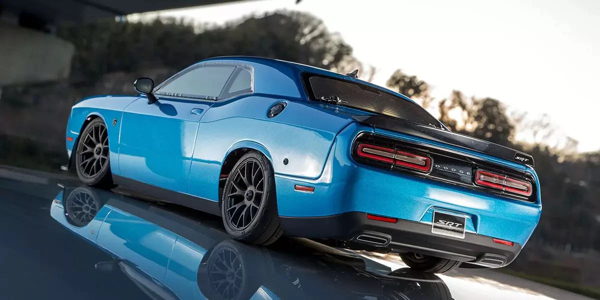 Kyosho Fazer MK2 Readyset Dodge Challenger SRT 2015 Bleu RTR 34415T2C - Image 8
