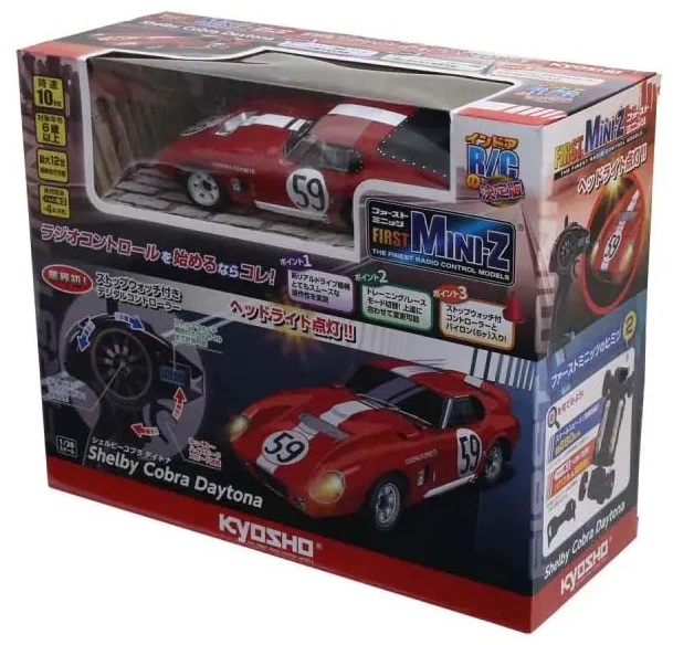 Kyosho First Mini-Z RWD Shelby Cobra Daytona No.59 Rouge 66611A - Image 4