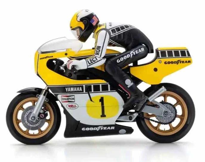 Kyosho Moto Hanging On Racer Yamaha YZR500 1978 Kit 34936B - Image 2