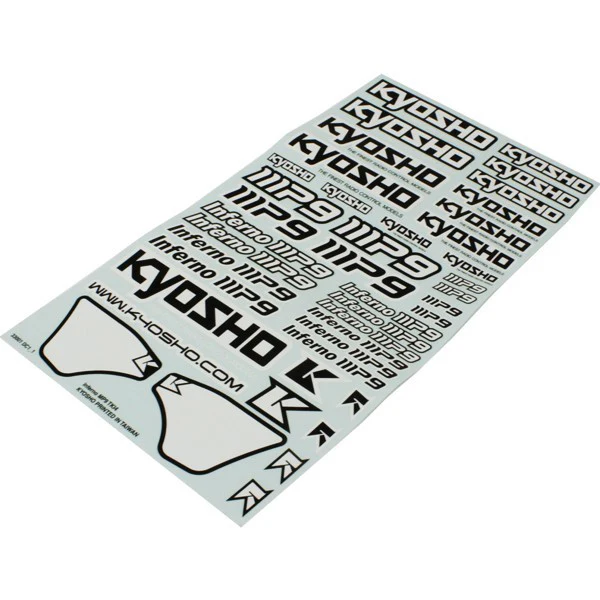 Kyosho Planche de Stickers MP9 TKI4 IFD403W