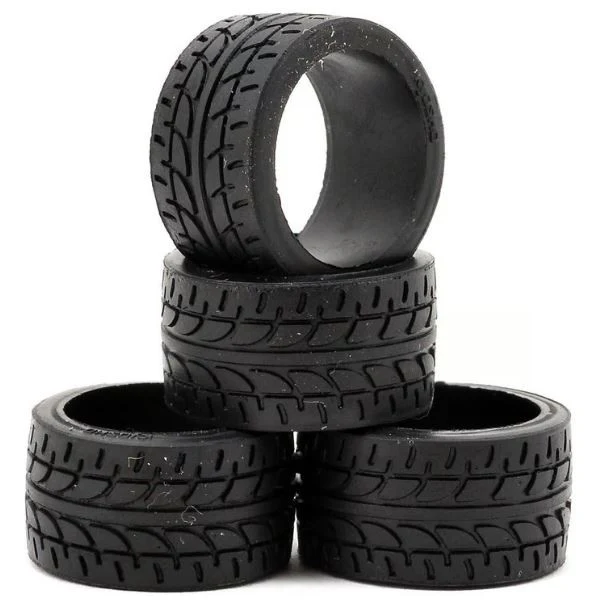 Kyosho Pneus Racing Radial Étroit 20 shore (x4) MZW37-20B