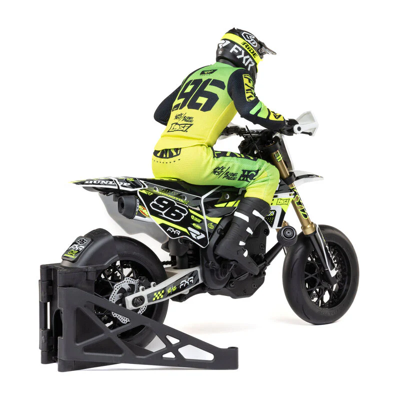 Losi Moto Promoto-SM FXR Supermoto RTR 1/4 + Batterie et chargeur LOS-2310 - Image 3