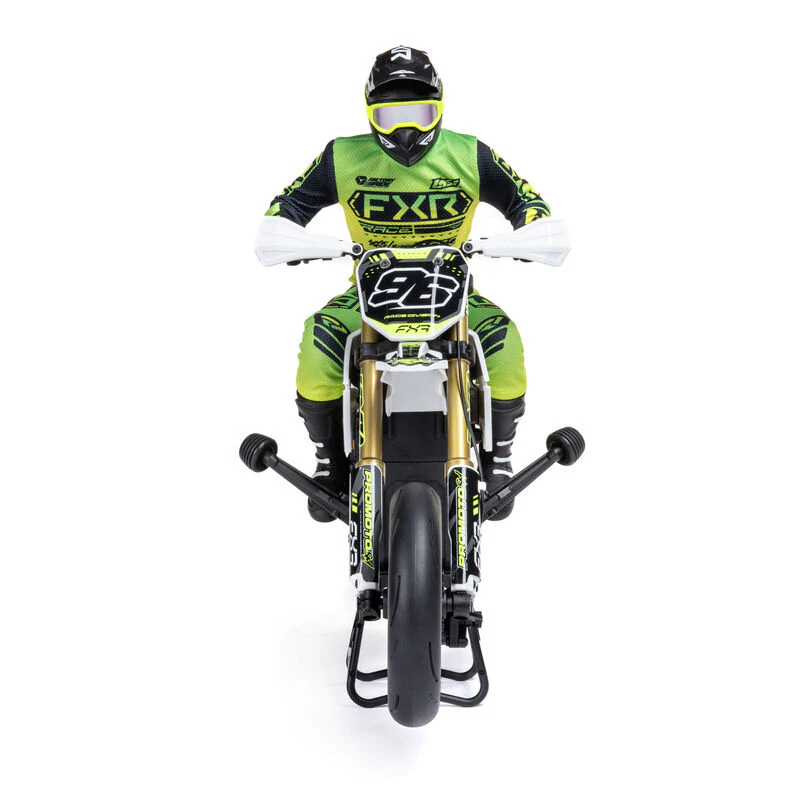 Losi Moto Promoto-SM FXR Supermoto RTR 1/4 + Batterie et chargeur LOS-2310 - Image 6
