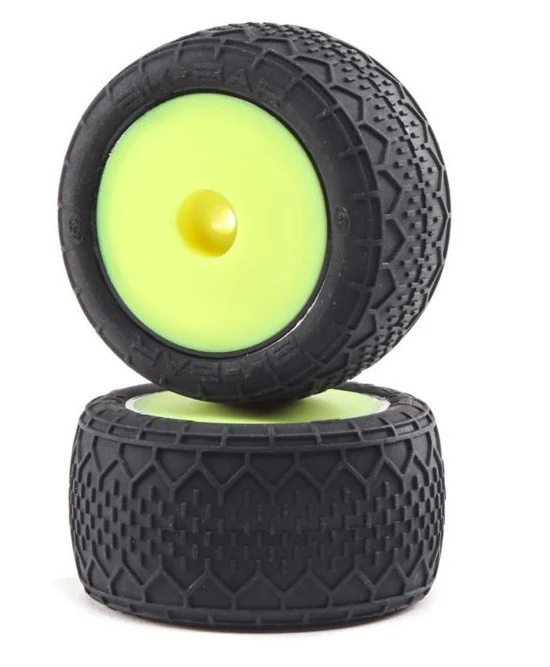 Losi Pneus Montés Collés Avant/Arrière 1.4 Mini-T 2.0 (x2) LOS41008